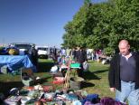 Swappers checking out the wares